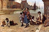 Antonio Paoletti The Bird Seller painting